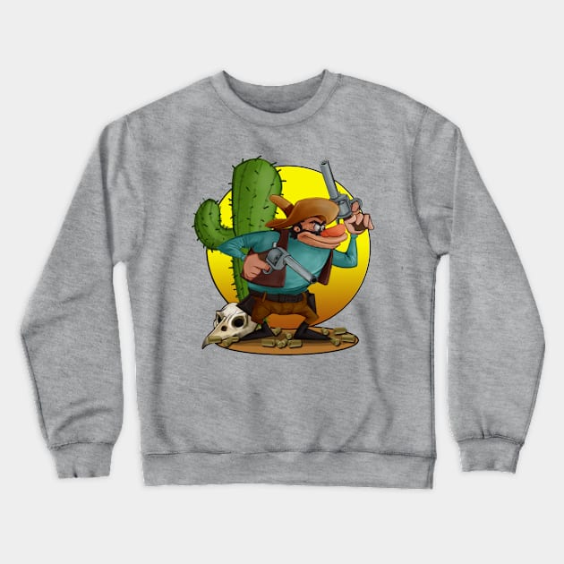 Cowboy Maligno Crewneck Sweatshirt by Arthurmodas